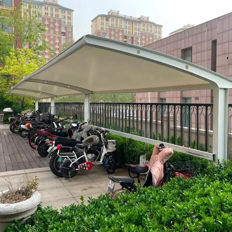 三穗县膜结构电动车棚